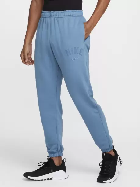 Men Solid Blue Track Pants NIKE